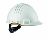 3M™ G3501M-VI veiligheidshelm wit - met zweetband en ratel draaiknop