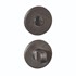 Intersteel WC-sluiting verdekt ø52x6mm met stift 6-8mm PVD Antraciet