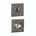 Intersteel WC-sluiting verdekt 53x53x6mm met stift 6-8mm RVS