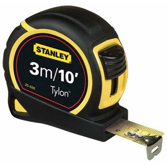 Stanley rolbandmaat - Tylon M/FT - 13 mm x 3 m - 0-30-686