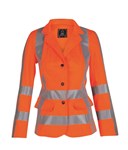 HAVEP dames korte jas - High Visibility - 30137 - Fluor Oranje - maat 36