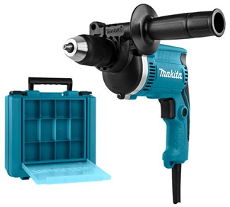Makita klopboormachine 230V - HP1631K - 13mm - 710W - in koffer