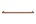 Dauby meubelgreep - Pure PMQ-384 - ruw brons - 384 mm
