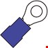 Klemko geisoleerde ringkabelschoen - A 2553 R - M5 - 27 A - 1.04-2.63 mm² - extra wijd - blauw