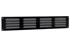 Nedco schoepenrooster - rechthoekig - 495x90mm - zwart - aluminium