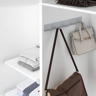 Menage confort handtashouder/5 d=455mm zilver-grijs