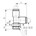 Legris - T-Inschroefkoppeling - horizontaal - 6 mm x 1/8" - BSPP - 3193 06 10