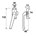 AXA raamsluiting 3302 - draairichting 1-4 - linksdraaiend - alu. F2 - 3302-40-92/E