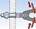 fischer metalen hollewandplug - HM 8x55mm SS - met zeskant schroef