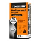 Toggler hollewandplug (24x) - TD 23-26 mm - oranje