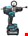 Makita accu klopboor-/schroefmachine - HP001GD201 - 40V Max - 2.5 Ah accu en lader - in Mbox