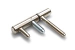 DX Inboorpaumelle staal vernikkeld 12mm - voor metalen kozijnen