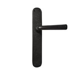 Dauby deurkruk op schild - Pure PH1925+ / P40 - verouderd ijzer zwart - blind