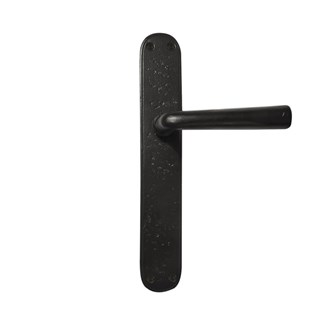 Dauby deurkruk op schild - Pure PH1925+ / P40 - verouderd ijzer zwart - blind