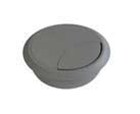 Kabelset 2-delig 60mm donker grijs