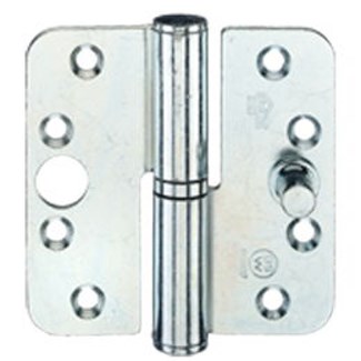 BSW veiligheids kogelstiftpaumelle - SKG*** afgerond - 89x89x3 mm - v-rd bb 807 gv - draairichting 1