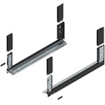 blum LEGRABOX free zijkant L+R  C-hoogte, 600mm Kleur: carbon zwart