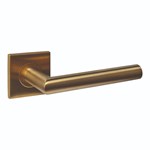 Intersteel Deurkruk Q 04 op rozet verdekt 53x53x6mm PVD messing mat