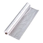Foliefol bouwfolie - T100 - transparant - 50 x 6 meter - 0.027 mm dik 