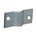 Gebr. Bodegraven gaaspaneelklem - voor 6mm gaas - 50x20x2mm - ZM