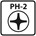 Hoenderdaal gipsplaatschroef fijn - zwart gefosfateerd - PH-2 - 4.2x75mm
