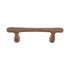 Dauby meubelgreep - Pure PMBU-128 - ruw brons - 128 mm