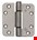 BSW glijlagerscharnier - 818 Allround - afgerond - 89x152x3 mm - RVS 