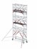 Altrex rolsteiger - RS Tower 51 - houten platform - smal - 2,45 x 7,2 meter - C515127