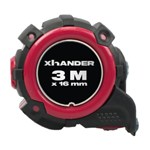 XHANDER Rolbandmaat 16mm x 3m - zelfsluitend en magnetisch