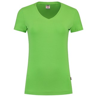 Tricorp dames T-shirt V-hals 190 grams - Casual - 101008 - limoen groen - maat 3XL
