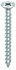 HECO TOPIX-plus schroeven - platkop verzinkt - 4x12 mm - PZ2 - voldraad - 200 st