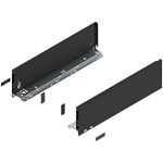 blum LEGRABOX zijkant L+R  K-hoogte, 450mm Kleur: carbon zwart