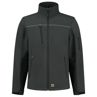 Tricorp softshell jack - Workwear - 402006 - donkergrijs - maat XL