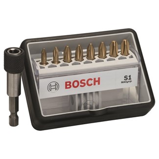 Bosch 8 1-delige Robust Line bitset - S - Max Grip