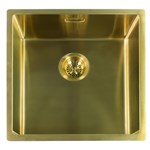 Reginox spoelbak - Miami - vlak + onderbouw - gecoat - gold - 50 x 40 cm - R30745