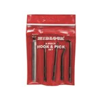 Midlock haakgereedschap - 4-delig - hook & pick - H-4-W