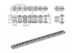 Donghua - Rollenketting - SBSR - Simplex -3/8" - BS - 06B-1