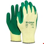 M-safe Werkhandschoen - M-grip - groen latex palm - maat 07/S