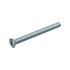 Hoenderdaal metaalschroef [200x] - VZ - platkop - zaagsnede - M6x60mm