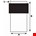 DX deurstopper - vloermontage - 29x40 mm - RVS