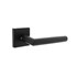 Intersteel deurkruk op vierkant massief rozet - Jura - 53x53x10 mm - zwart