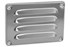 Nedco schoepenrooster - 130x90mm - geborsteld RVS