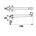 AXAflex Classic combi-raamuitzetter - links wegdraaibaar - RVS - 2480-29-81/E