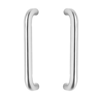 Intersteel deurgrepen U-vorm - per paar/stuk - RVS geborsteld