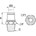 Legris - inschroefkoppeling - recht - 6 mm x 1/4" - BSPT -  3805 06 13 - RVS 316L