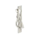 Schuifdeurtrekring klungel - 108x25 mm - mat nikkel ongelakt