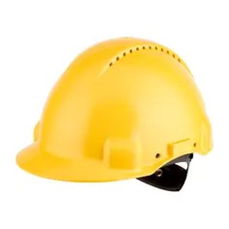 3M™ veiligheidshelm geventileerd met Uvicator™ - ratelverstelling - geel - G3000NUV-GU