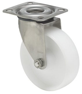 Colson Zwenkwiel nylon 80 mm - 135 kg