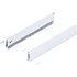 Blum MERIVOBOX zijkant M-hoogte, R+L, 550mm Kleur: zijdewit