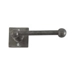 Dauby toiletrolhouder enkel - Pure Plus Square - ruw metaal - 150 mm - rechts